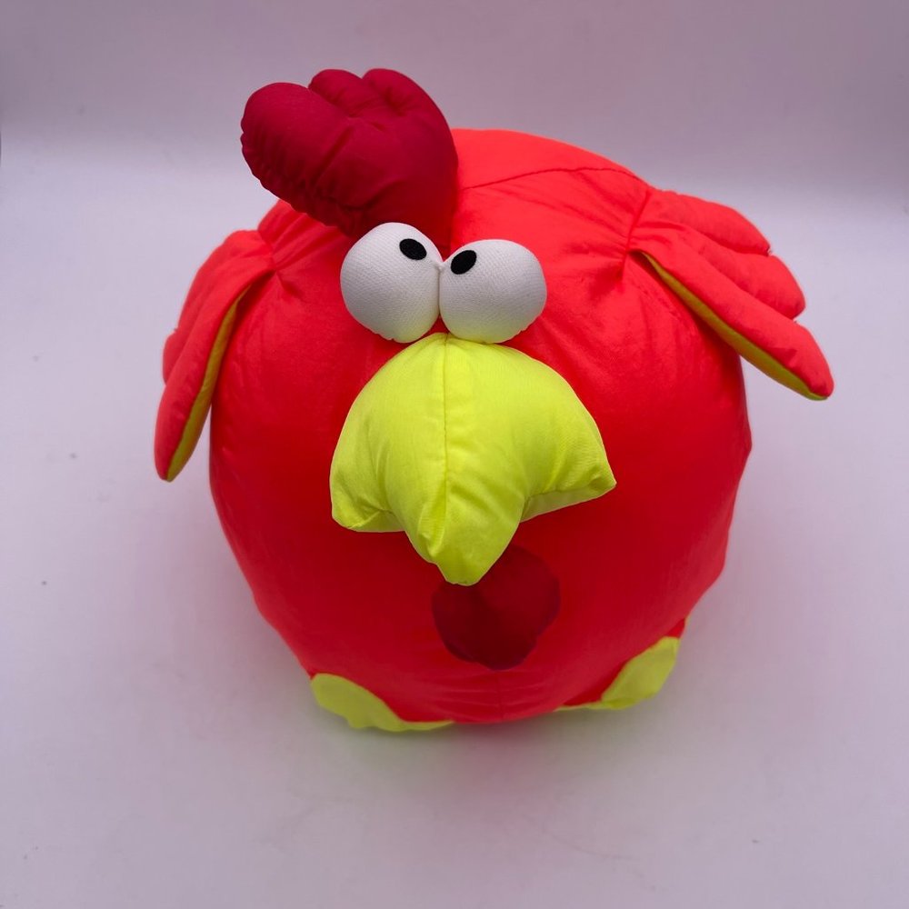 Vintage Playskool Awesome Toss 'Ems Rooster Puffalump 9" 1992 Plush Stuffed Toy
